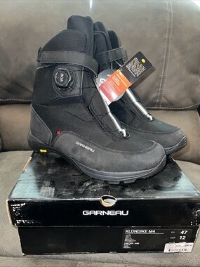 Garneau men’s 12 eu 47 Klondike M4 Men’s Winter Cycling Boots - Black